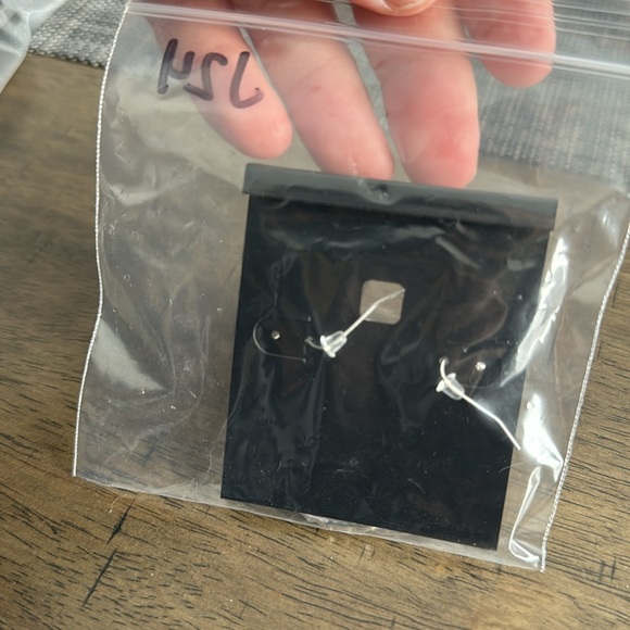 J24. THALIA SODI - Large Circle Rhinestone Earrings Silver Hooks NEW - Picture 2 of 2